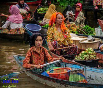 بازار شناور، اندونزی